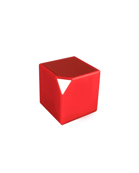 Parlante Bluetooth Cubo Rojo