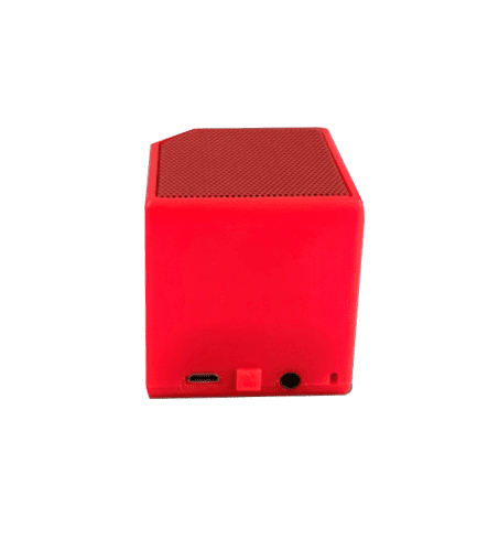 Parlante Bluetooth Cubo Rojo